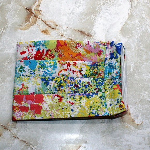 HAND CRAFTED Face Mask Paint Splatter Colorful Cotton - Adult - Pocket Style - Picture 3 of 14